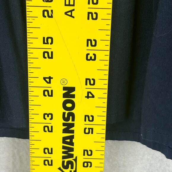 Time and Tru Kid's Large Navy Blue Smocked Yoke Top With Tassles V Neck - Picture 5 of 9